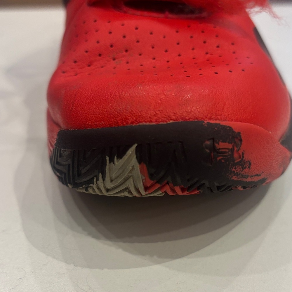 Under Armour Kids Red and Black Sneakers - Picture 3 of 9